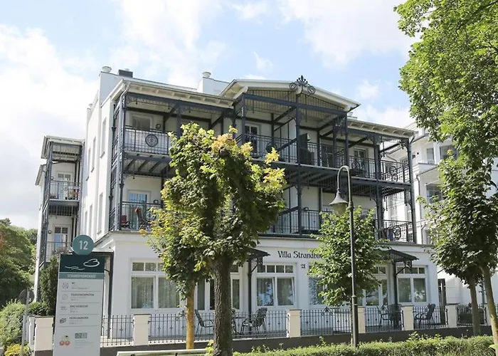 Villa Strandblick In Binz, Fewos Direkt Am Strand Mit Balkon Und Teilweise Mit Meerblick
